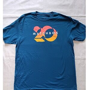 Matchbox Twenty Band Tee Mens XL Blue 100% Cotton Short Sleeve Graphic T-Shirt